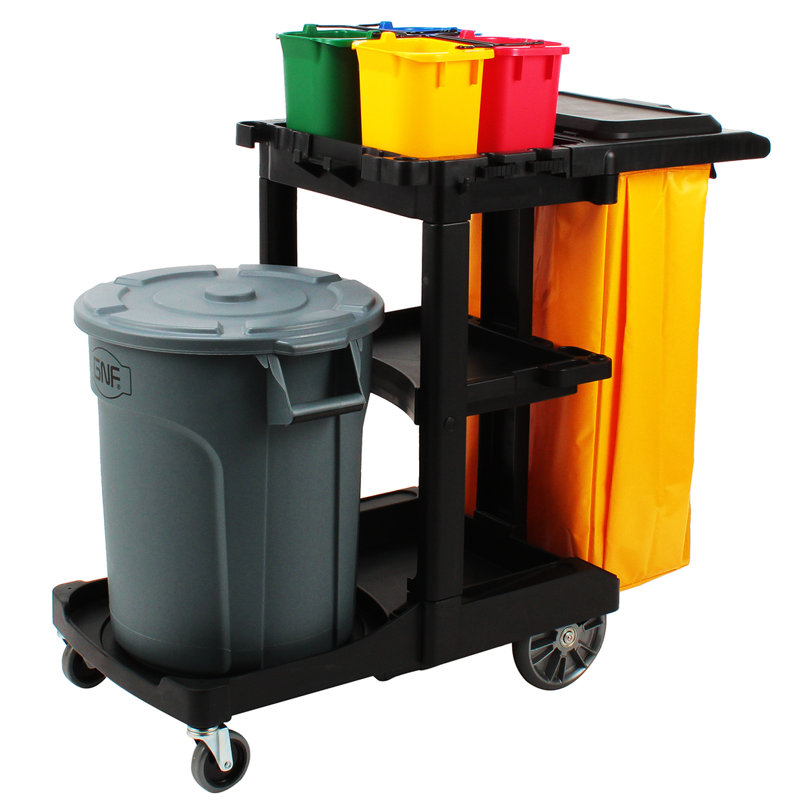 CosmopolitanFurniture Plastic Cleaning Utility Cart Wayfair